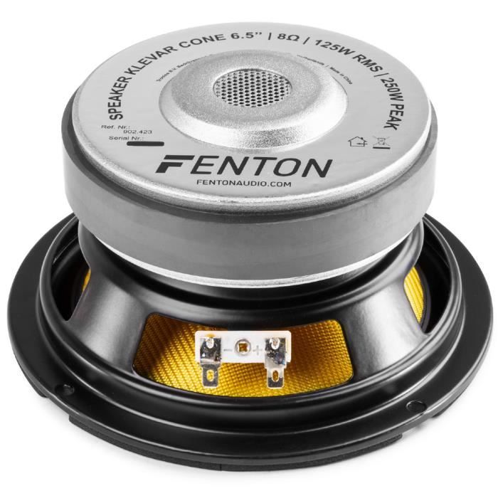 FENTON WP16 Woofer 16cm 8 Ohm 100W RMS – Altoparlante HiFi In Polipropilene E Schiuma