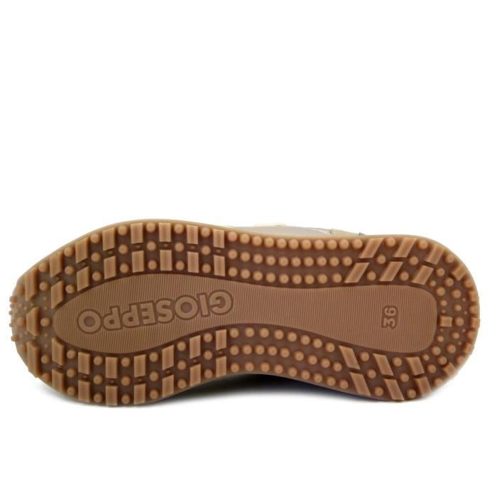 Gioseppo 43418 Beige | basket mode beige doré printemps été chez TROIS PAR 3