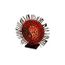 Lampe Decorative Asiatique Yin Yang Rouge Achat Vente Lampe