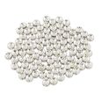 Lot De 200 Perles Entretoises Rondelles 6mm - Plaqué Argent - Pour Création De Bijoux DIY
