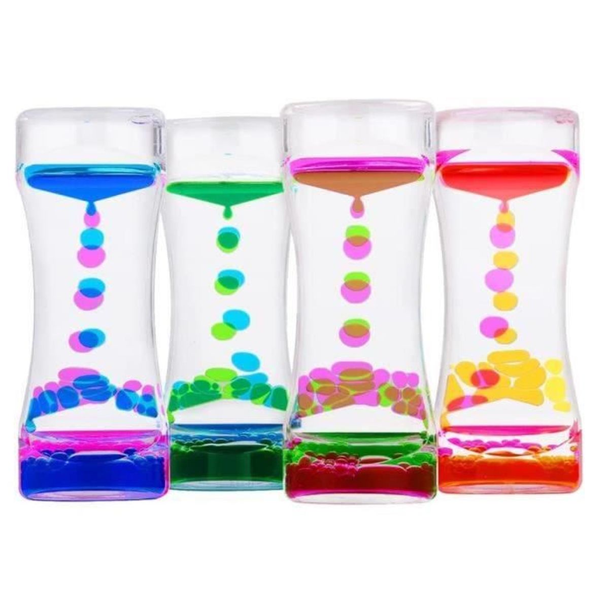 SSKHE – Lot De 2 Porte-clés Anti-stress Texturés – Jouets Sensoriels Fidget Pour Adultes – Fabriqués En PLA – Soulagement De L’Anxiété – Portables