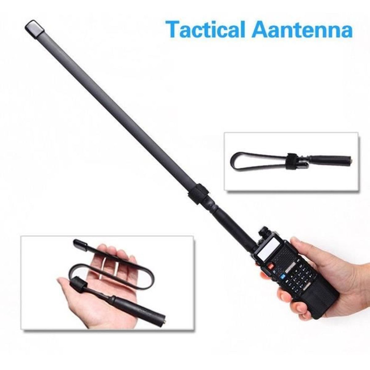 NEUFU Tactique Antenne SMA-Femelle Double Bande VHF UHF 144/430Mhz pour  Baofeng UV-5R - Achat accessoires smartphone pas cher, avis et meilleur  prix - Cdiscount