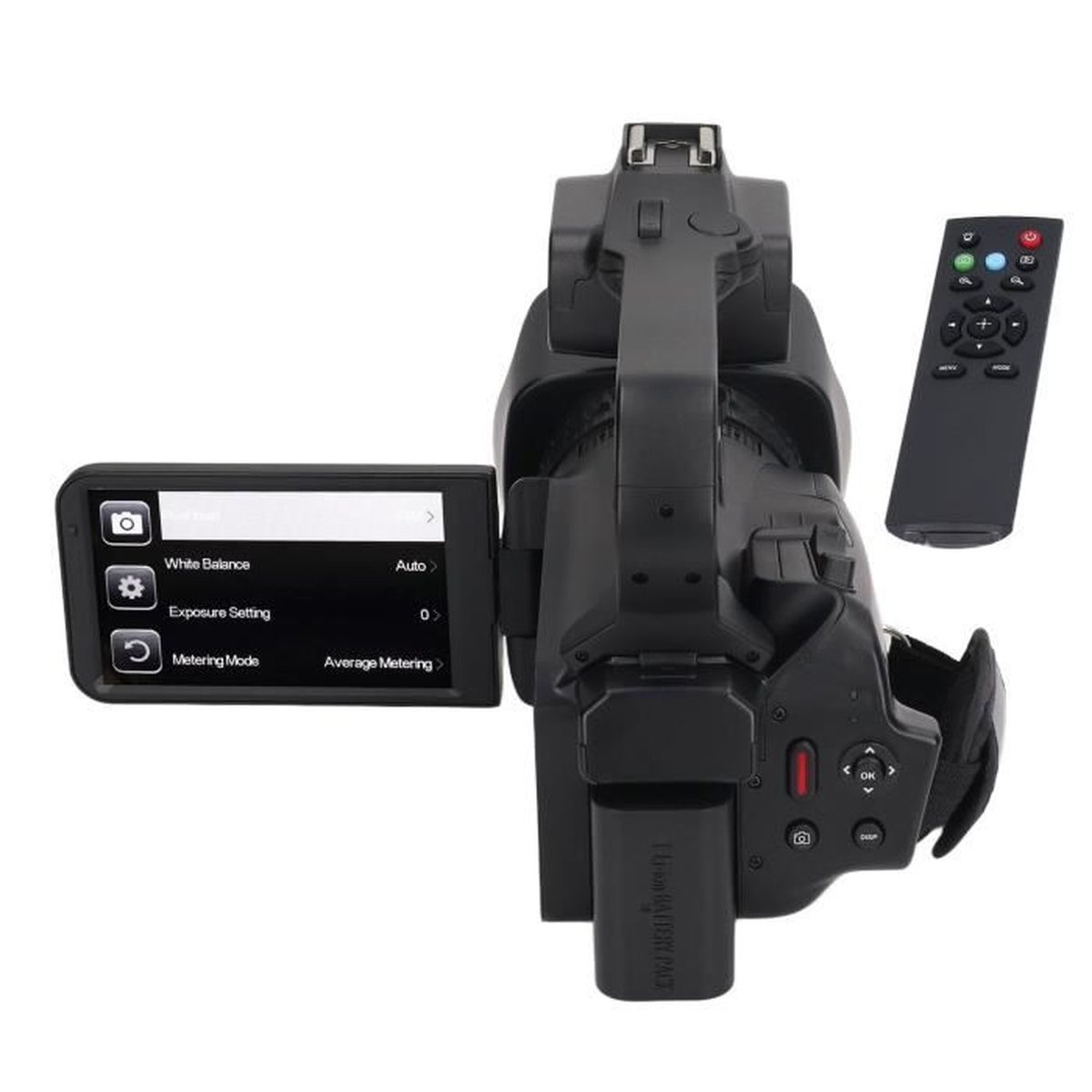 Caméscope Vidéo 1080P 16MP Zoom 16X - Enregistreur Numérique Écran 2" Anti-secousse Vlogging