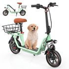 Trottinette Électrique iScooter Avec Siège Adulte 120kg Vert 12" Double Amortisseurs avant et arrière 500W Autonomie 35km 42V7.5Ah
