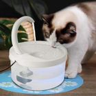 ONEVER Fontaine à eau pour chat chien - Circulation automatique Branchement USB - Swan Distributeur d'eau pour chat