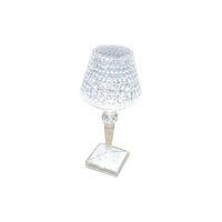 Lampe de table en cristal de diamant, lampe de table tactile tricolore rechargeable par USB, lampe de chevet de chambre