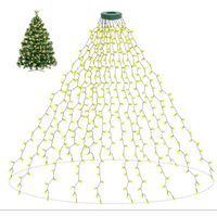 Guirlandes Lumineuses 400 LED Blanc Chaud Waterproof Lumières de Noël Intérieur et Extérieure String Allume avec Minuterie Décoratio