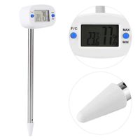 Thermomètre de sol en acier inoxydable, mini humidimètre électronique de haute précision, testeur d'humidité de température