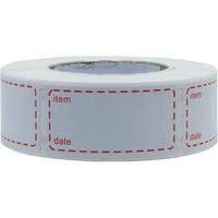 1 rouleau de 500 Étiquettes de congélation adhésive Étiquette De Congélateur 50 x 25 mm Étiquette Congelable Autocollante imprimée