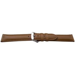 Bracelet Montre Cuir Veau Lisse Blanc - Dégagement Rapide, Taille XL, Neuf Avec étiquettes