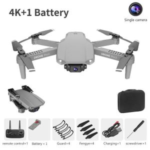 DRONE Mini drone AIHONTAI - Gris - Double caméra 4K - WI