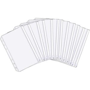 Enveloppes plastiques Tarifold, A5, PP transparent, couleurs assorties, 6  pièces