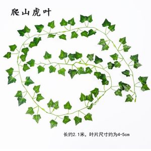 FLEUR ARTIFICIELLE Plantes - Composition florale,Guirlande de vigne de lierre,200cm,plantes artificielles vives,vigne grimpante- Pa Shan Hu