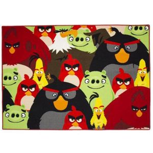 TAPIS DE JEU Tapis enfant Angry Birds 133 x 95 cm groupe