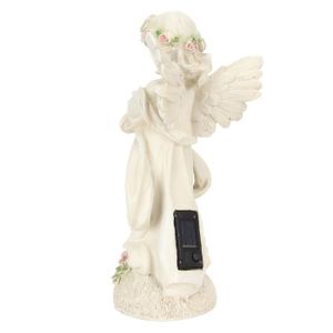 WYRSS pour La Statue d'ange Solaire, La Statue De Jardin d'ange Gardien, Le  Décor De Jardin en Résine pour L'Extérieur Et Les Cadeaux Commémoratifs :  : Jardin