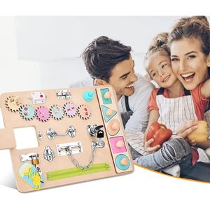 JEU D'APPRENTISSAGE Busy Board Pour Enfants, Jouets Montessori Tableau