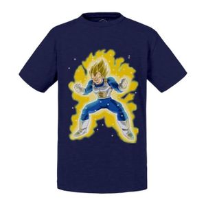 T-SHIRT T-shirt Enfant Bleu Dragon Ball Super Vegeta Super