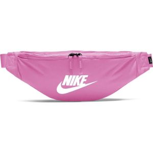 SAC BANANE Sac banane Nike Sportswear Heritage rose / blanc homme unique Rose