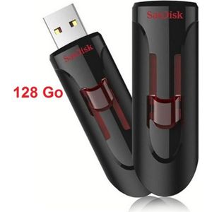 CLÉ USB Clé USB - CRUZER - Glide 128 Go 3.0 - Noir - Compa