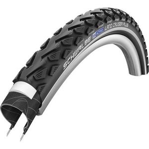 Lot De 6 Pneus PRO+ 26 X 1.50 Avec Chambres à Air Et Bandes De Jante - Whitewall, Profil Semi-lisse - Pour Vélo Ville