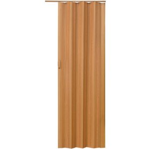 PORTE COULISSANTE TECTAKE Porte Coulissante Pliante pour Intérieur en PVC 80 cm X 203 cm Bois/ Noyer