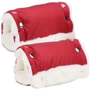 ZK40 – gants chauds de poussette pour bébé, Protection contre le vent et le  froid en hiver, peluche épaisse, accessoires de poussette - AliExpress