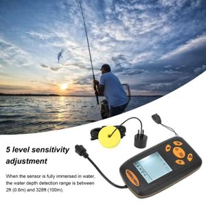 OUTILLAGE PÊCHE détecteur de profondeur de poisson Portable Détecteur de Poisson Portable, Kit de Recherche de Poisson piscine detecteur