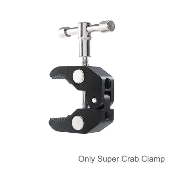 Lot De 2 Bras Magiques Articulés 7 Pouces – Super Clamp 1/4" & 3/8" Pour Appareil Photo, Moniteur, Lumière LED
