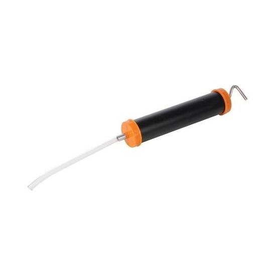 SMOTIVEPRO Pompe à Huile Manuelle 6L - Seringue Vidange Huile Avec Base Améliorée Et 3 Tuyaux Extension, Idéale Voiture, Bateau, Tondeuse, Souffleuse à Neige