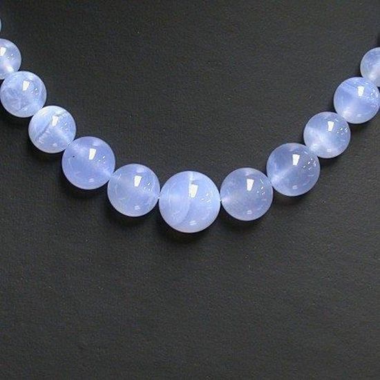 collier calcedoine bleue gemme 45cm achat vente sautoir et collier collier calcedoine bleue ge