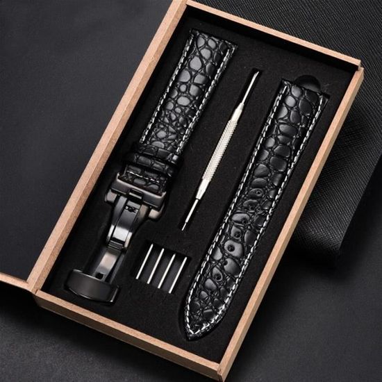 Bracelet De Montre Rapide à Clip 18mm - Acier Inoxydable Ou Nylon, Ajustable Pour Homme Et Femme - 9