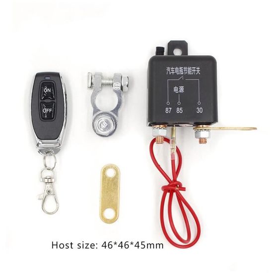 Disjoncteur Télécommandé 24V 350A Double - Interrupteur Batterie Voiture - Neuf Sous Emballage