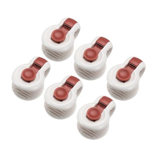 20 Clips Fixation Couette - Attaches Champignon Avec Bouton - Blanc, ABS & Coton - Anti-Glissement