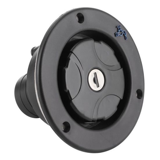 Entrée D'eau Par Gravité Pour Camping-car - Bouchon De Remplissage étanche Avec 2 Clés - Compatible Panneaux 30-40mm - Connexion 4cm