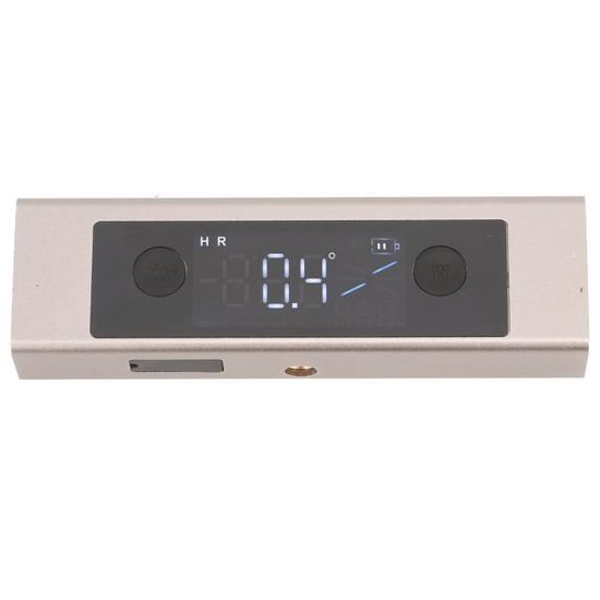 Inclinomètre Numérique Magnétique Avec Laser - 4 Faces Aimantées, écran LED, Précision 0,2°, Rechargeable USB-C - 7