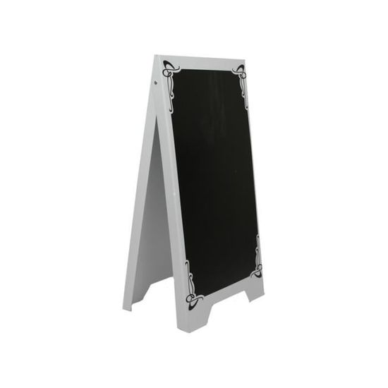 écriteau Plastique Français Chevalet Stop Trottoir Plastique 100x55 Cm - Ardoise Craie 2 Faces - Fabrication Française - Intérieur/Extérieur Fabriqué France écriteau Plastique Français Chevalet Stop Trottoir Plastique 100x55 Cm - Ardoise Craie 2 Faces - Fabrication Française - Intérieur/Extérieur Fabriqué France