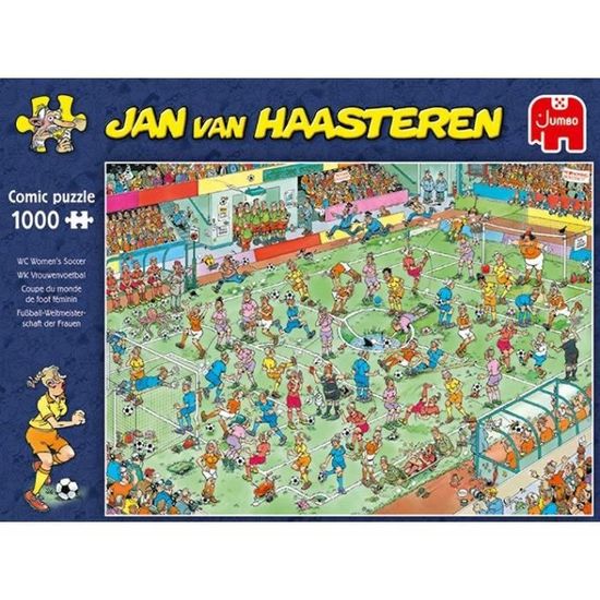 Puzzle - JUMBO - World Championships Womens Soccer - 1000 pièces - Jan Van Haasteren