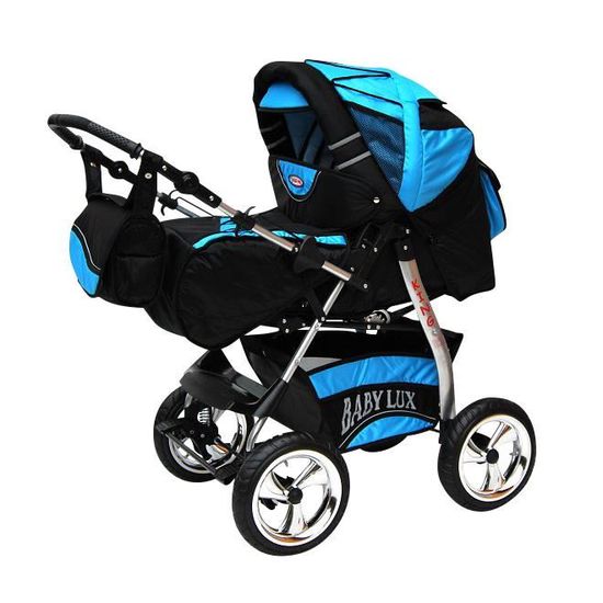 Poussette combinee Lux4kids Refi3 CBAQ BI avec Siege auto et Nacelle Cdiscount Puericulture Eveil bebe
