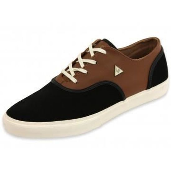 LAGACHE SUEDE DACHSHUND Chaussures Homme Le Coq Sportif Noir Marron Cdiscount Chaussures