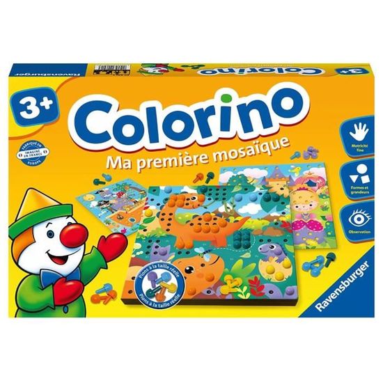 Ravensburger 12010009 Mon premier Colorino - Mes premiers jeux : jeux pour enfants, jeux dès 1,5 ans pour apprendre les couleurs, cadeaux pour filles ou garçons, jeu de correspondance des couleurs