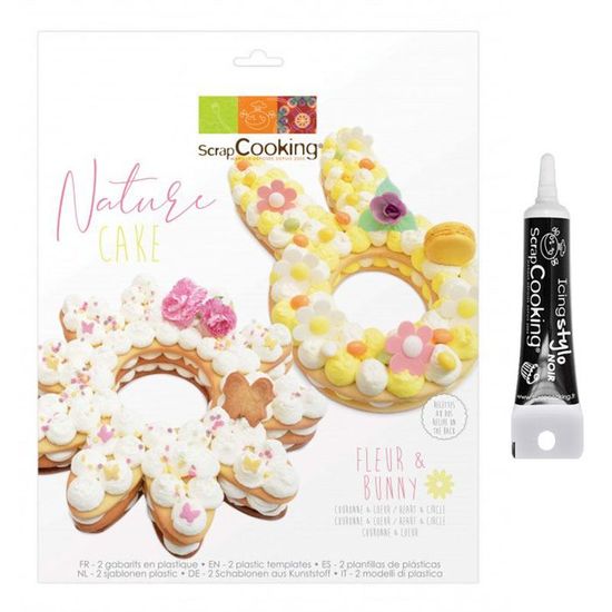 Pistolet à Biscuits ShawFly Avec 13 Disques - Kit Déco Gâteaux Et Glaçage DIY