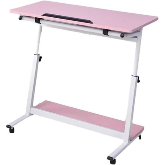 Bureau Debout électrique Réglable KOWO - Pour Ordinateur Portable, Avec Roulettes Et Batterie, 70x40cm