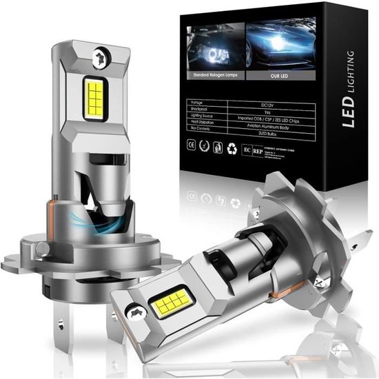 Ampoules LED D3S 140W – Remplacement Xénon, 6500K Blanc, 40000LM, 2 Pièces