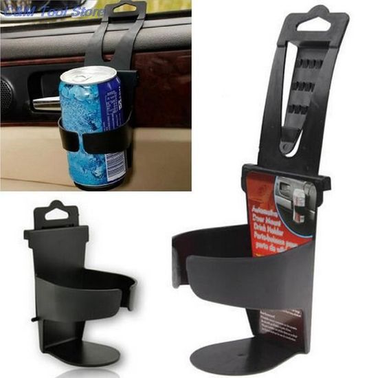 Lot De 2 Porte-Gobelets Pliables Pour Voiture - Réglables, Pour Camion, Camping-car, Van - Noir