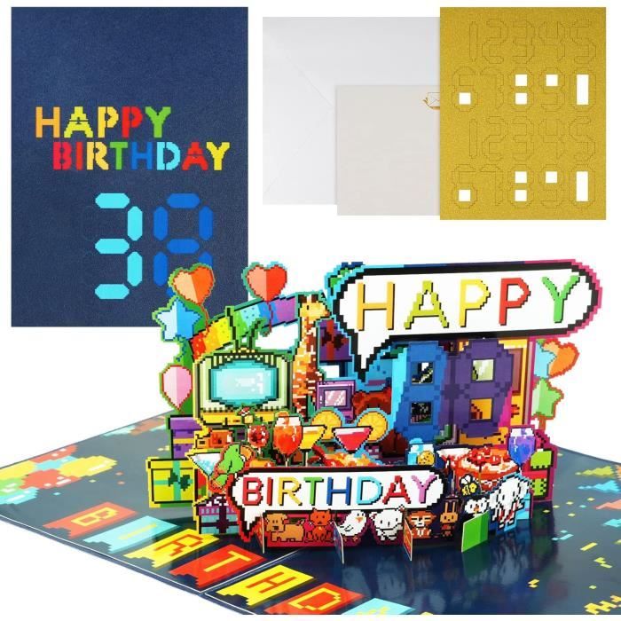 Carte Pop Up 3D Happy 70th Anniversary - Couple Élégant, 15x20cm (6x8 Pouces)