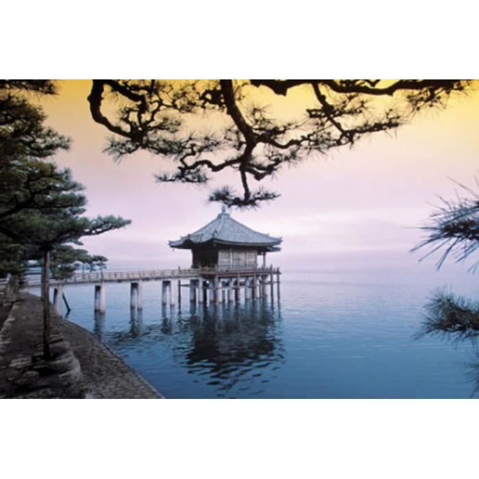 Poster Papier Peint Cabanes Zen Ukimidou Temple 8 Parties 254 X 368 Cm Achat Vente Papier Peint Poster Papier Peint Cabanes Cdiscount