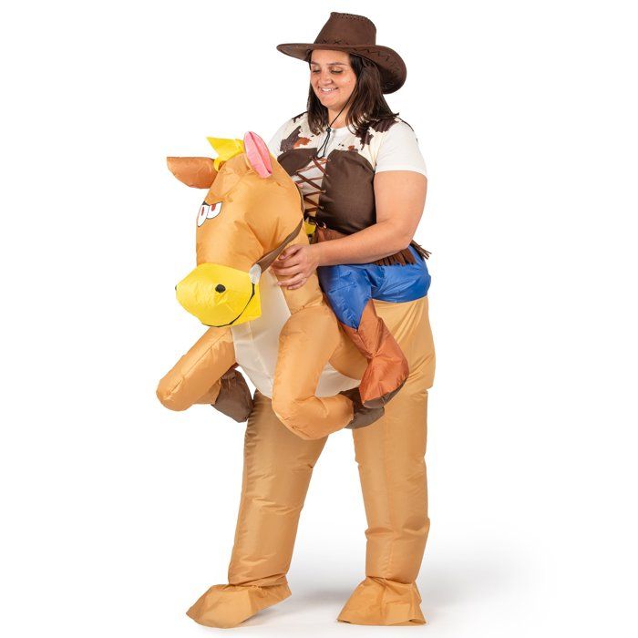Déguisement cheval gonflable adulte