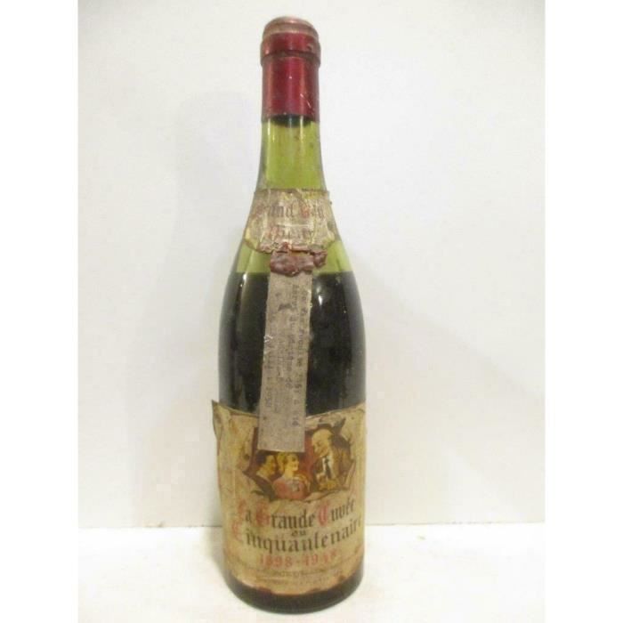 la grande cuvée du cinquantenaire 1898 - 1948 (non millésimé probablement 1957) rouge années 50 - vin de table
