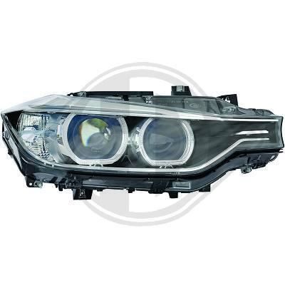 1217085 Feu phare gauche ( cote conducteur ) pour BMW Serie 3 de type F30 de 2011 a juin 2015 Look Origine