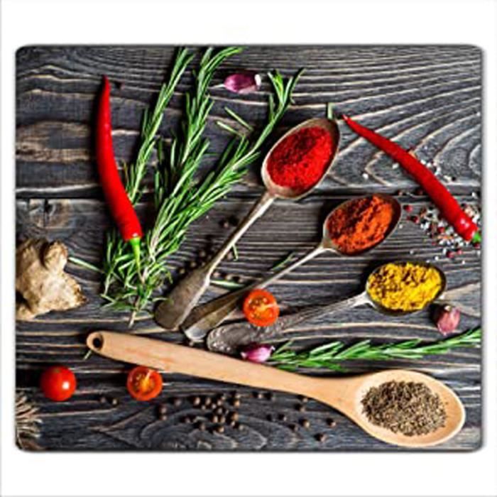 Couvercle universel en céramique pour plaque de cuisson vitrocéramique et à induction, planche à couper, protection anti-éclaboussur